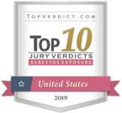 TopVerdict.com Top 10 Jury Verdicts - Asbestos Exposure - United States 2019
